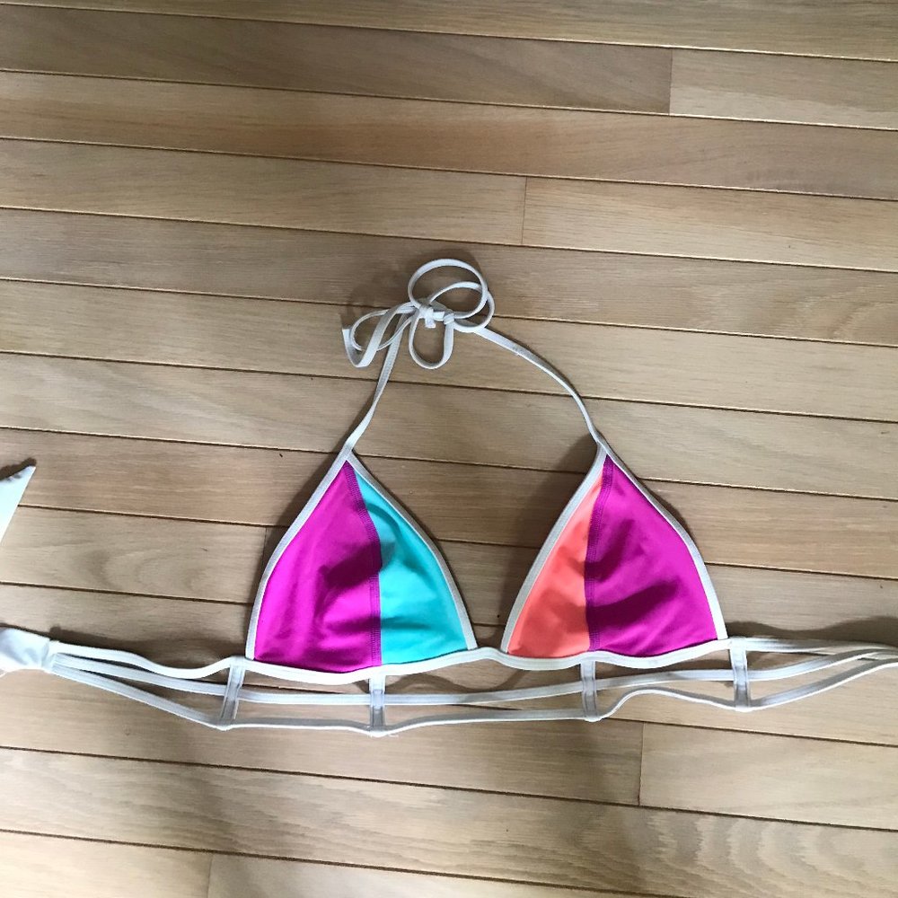 pink bikini top